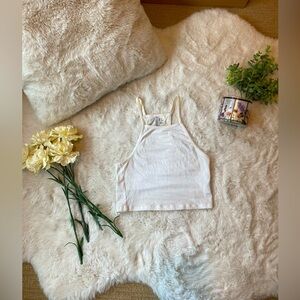 White crop top in women’s extra small.